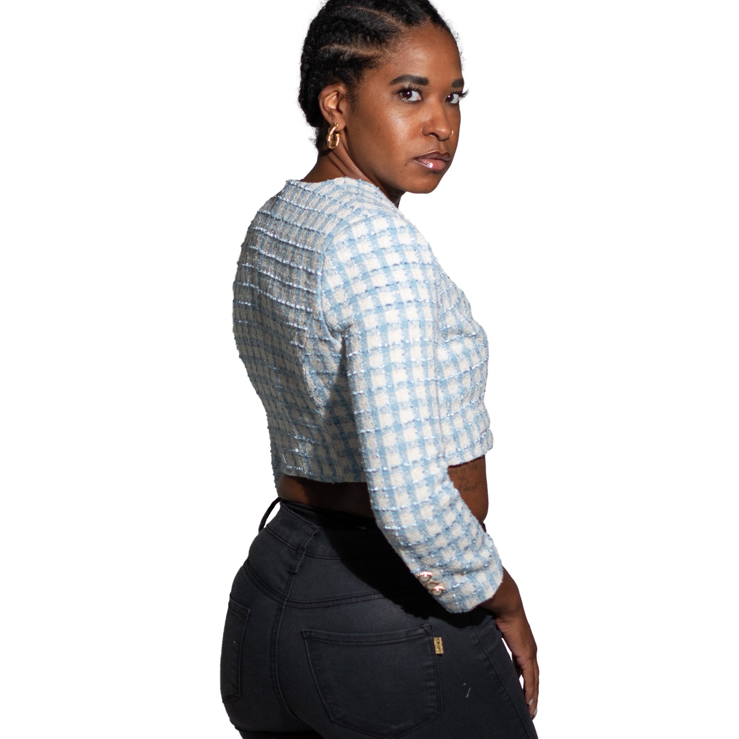 Kaneesha Cropped Blazer Set