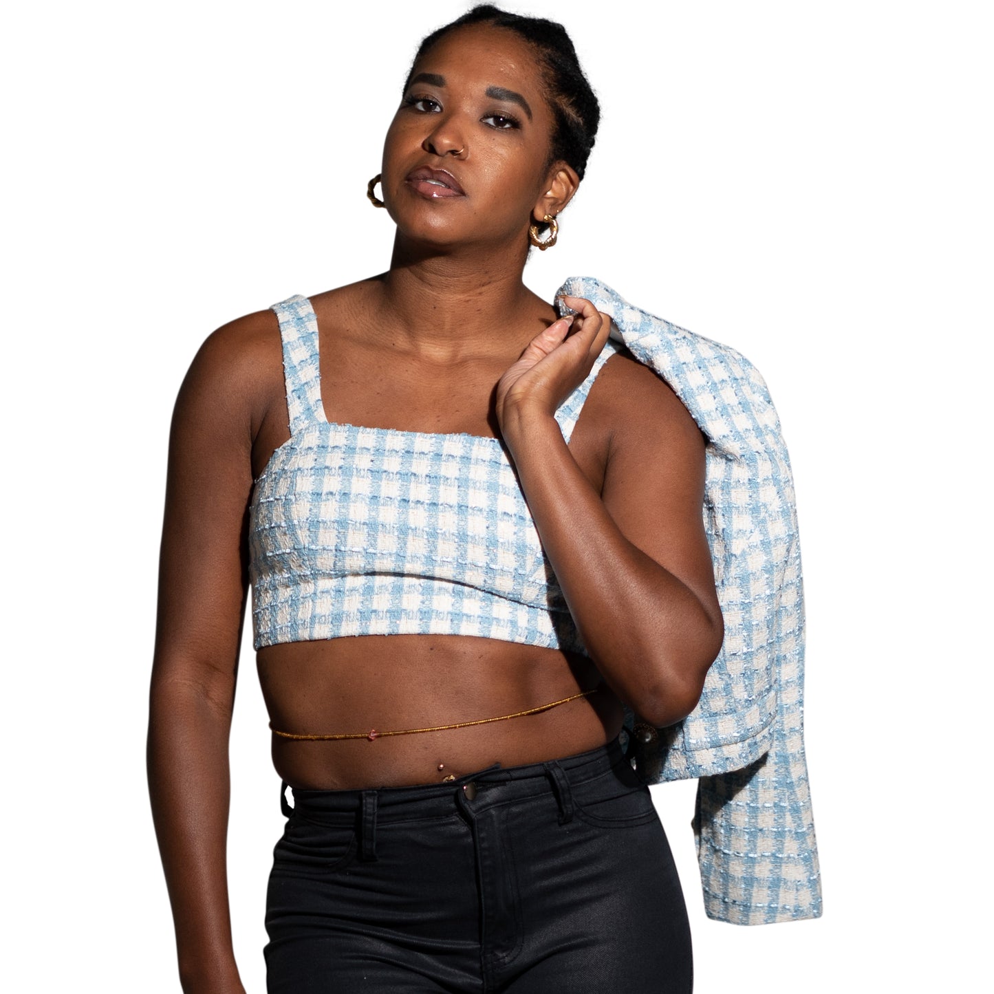 Kaneesha Cropped Blazer Set