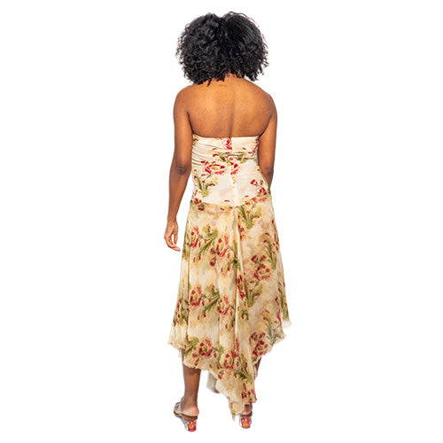 Monette Asymmetrical Strapless