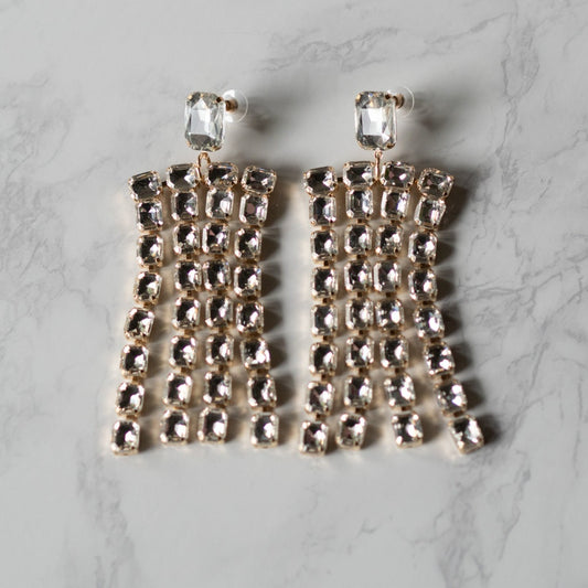Carlotta Chandelier Earring Blaze and Sparkles