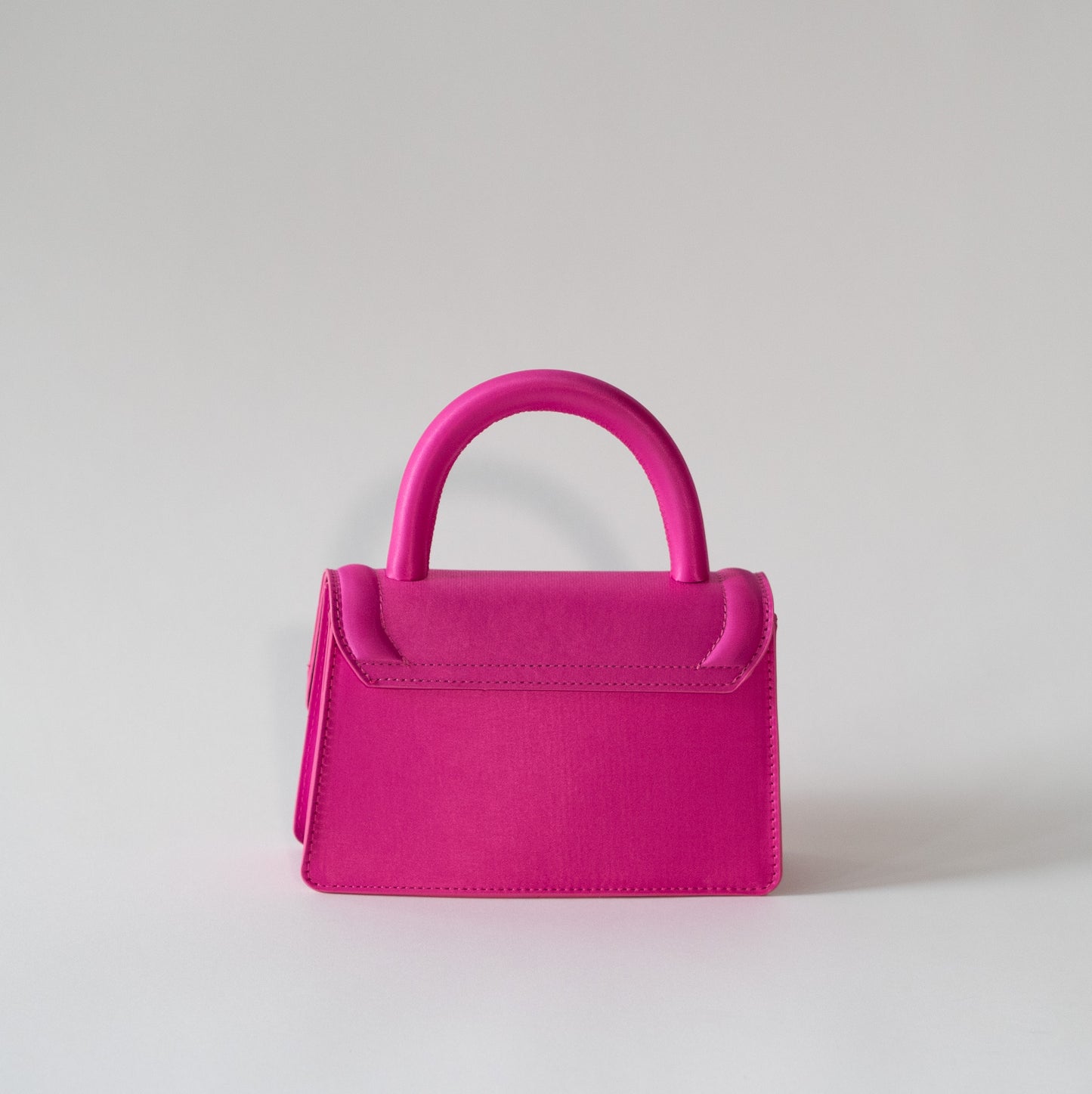 Christian Satin Top-Handle Bag