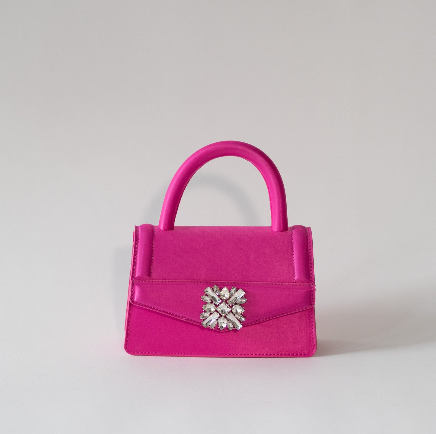 Christian Satin Top-Handle Bag
