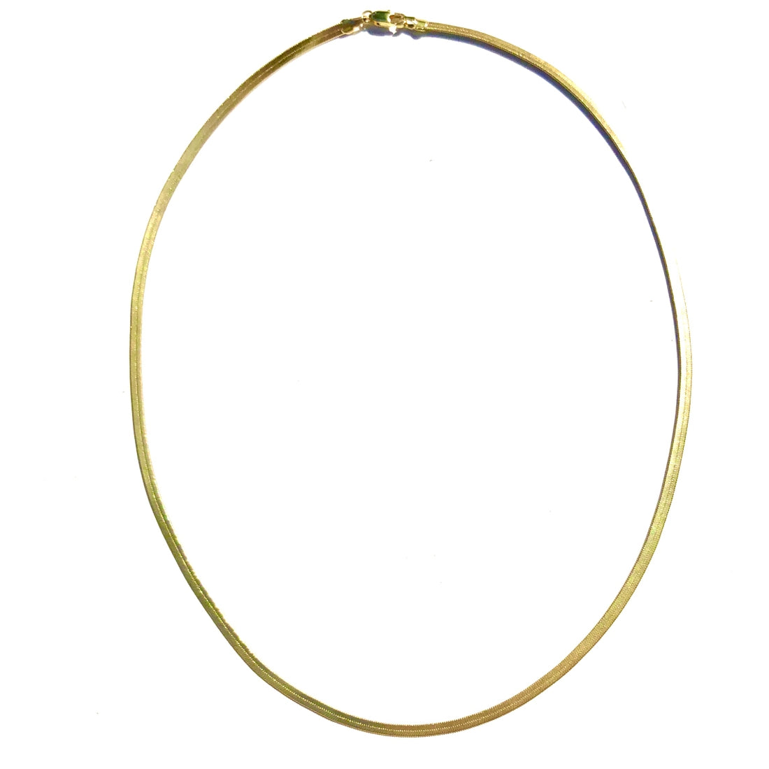 Leslie Skinny Herringbone Chain