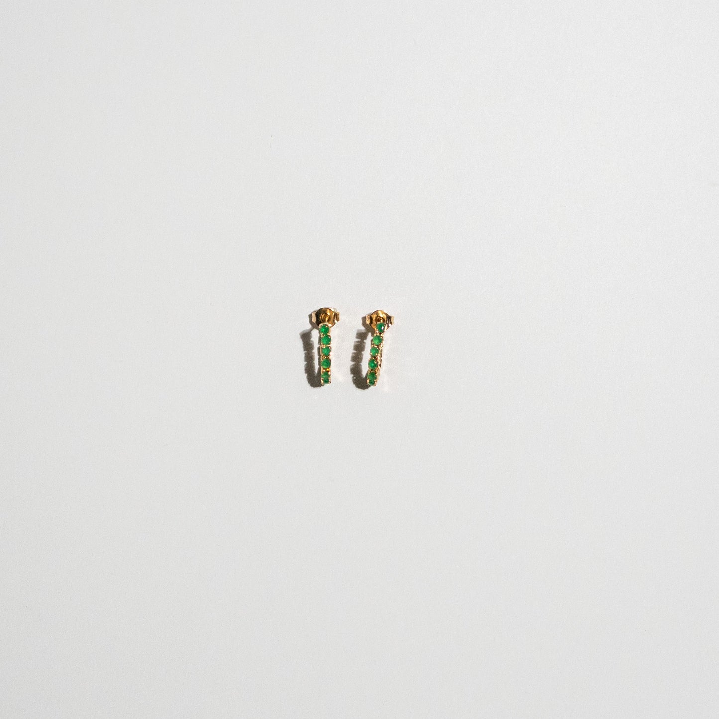 Maria Green Dangle Stud Earring