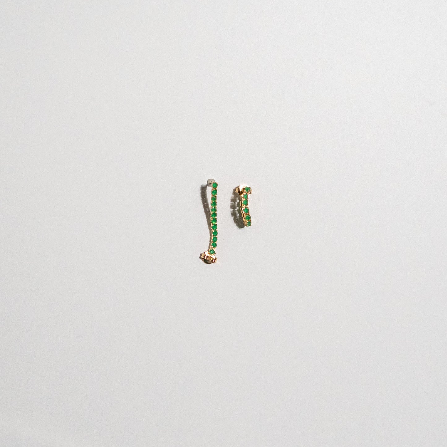 Maria Green Dangle Stud Earring