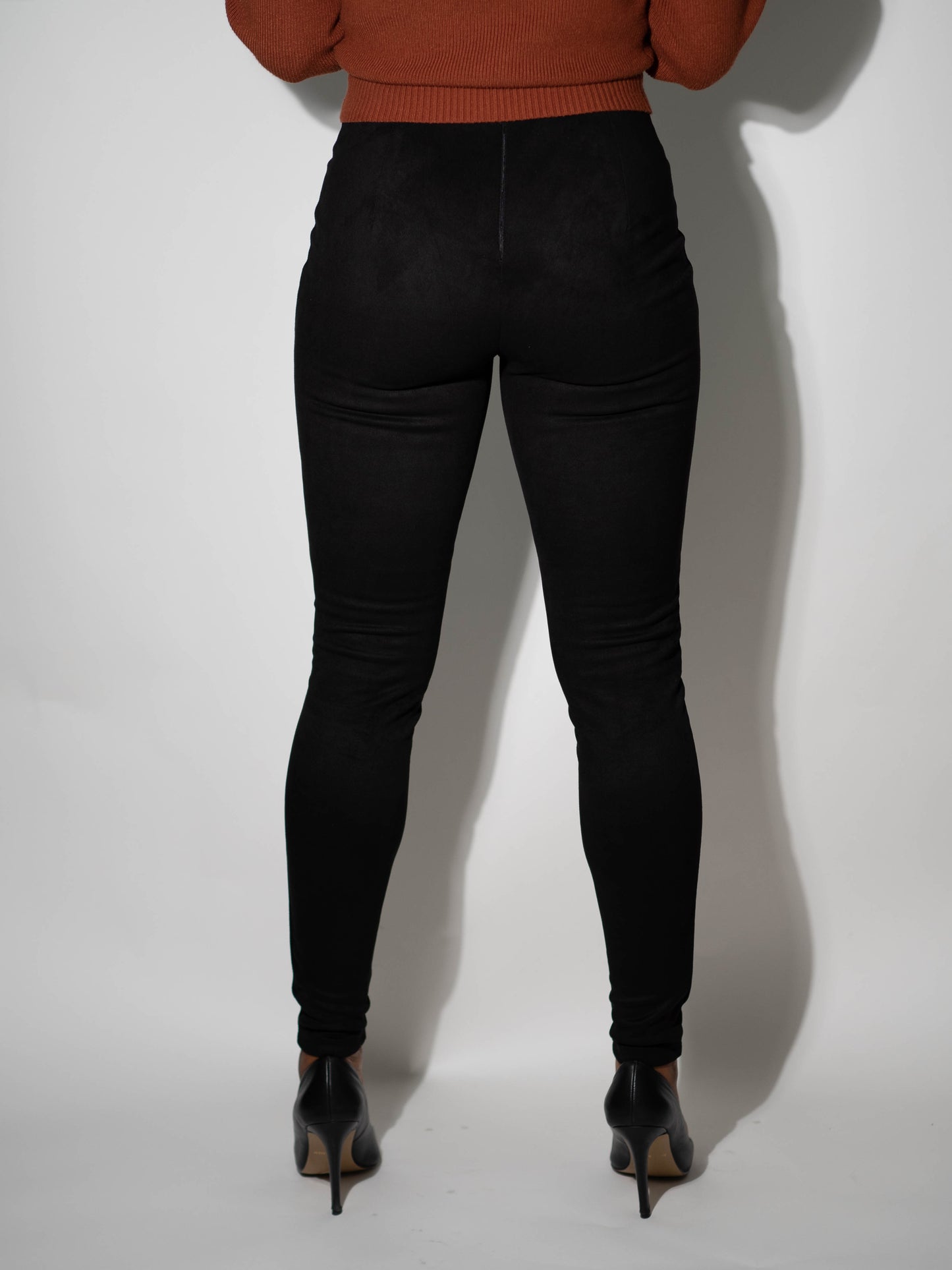 highwaist suede pant