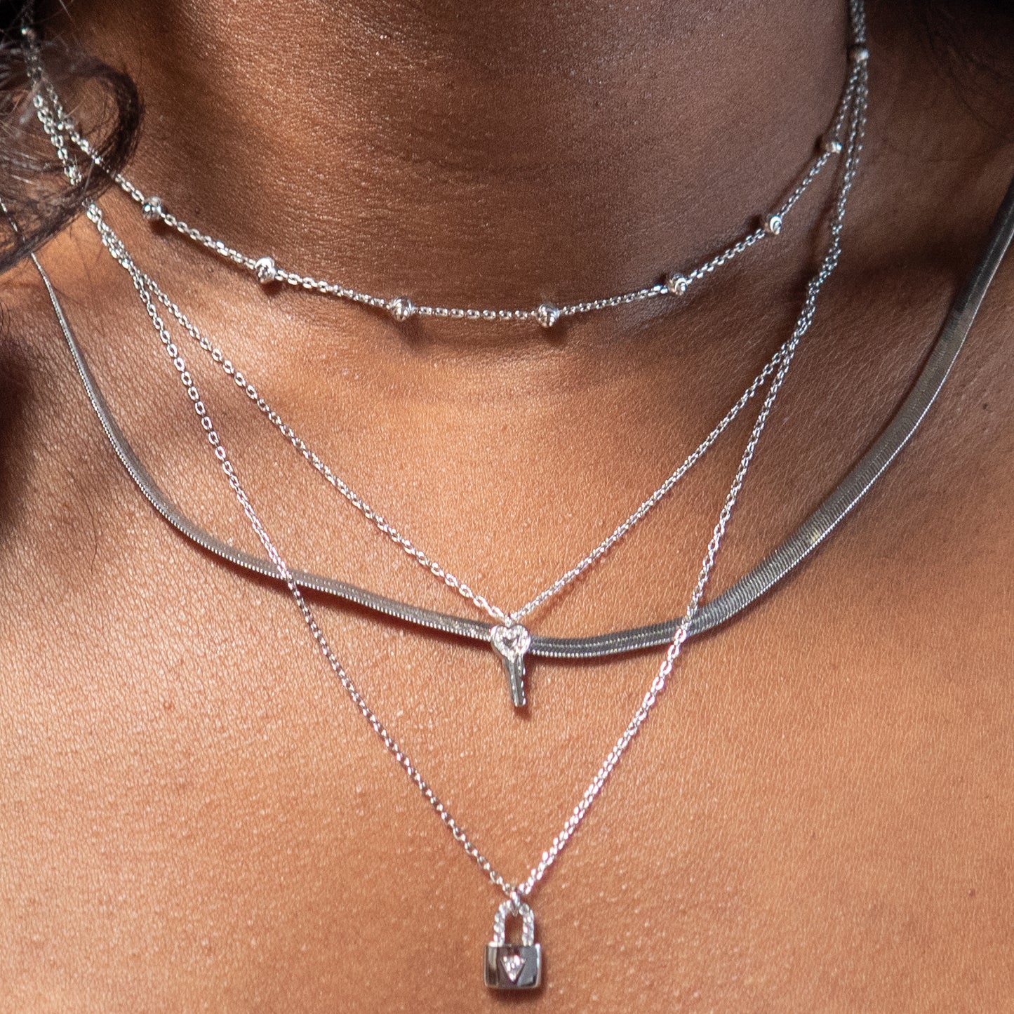 Damita Moon Bead Choker