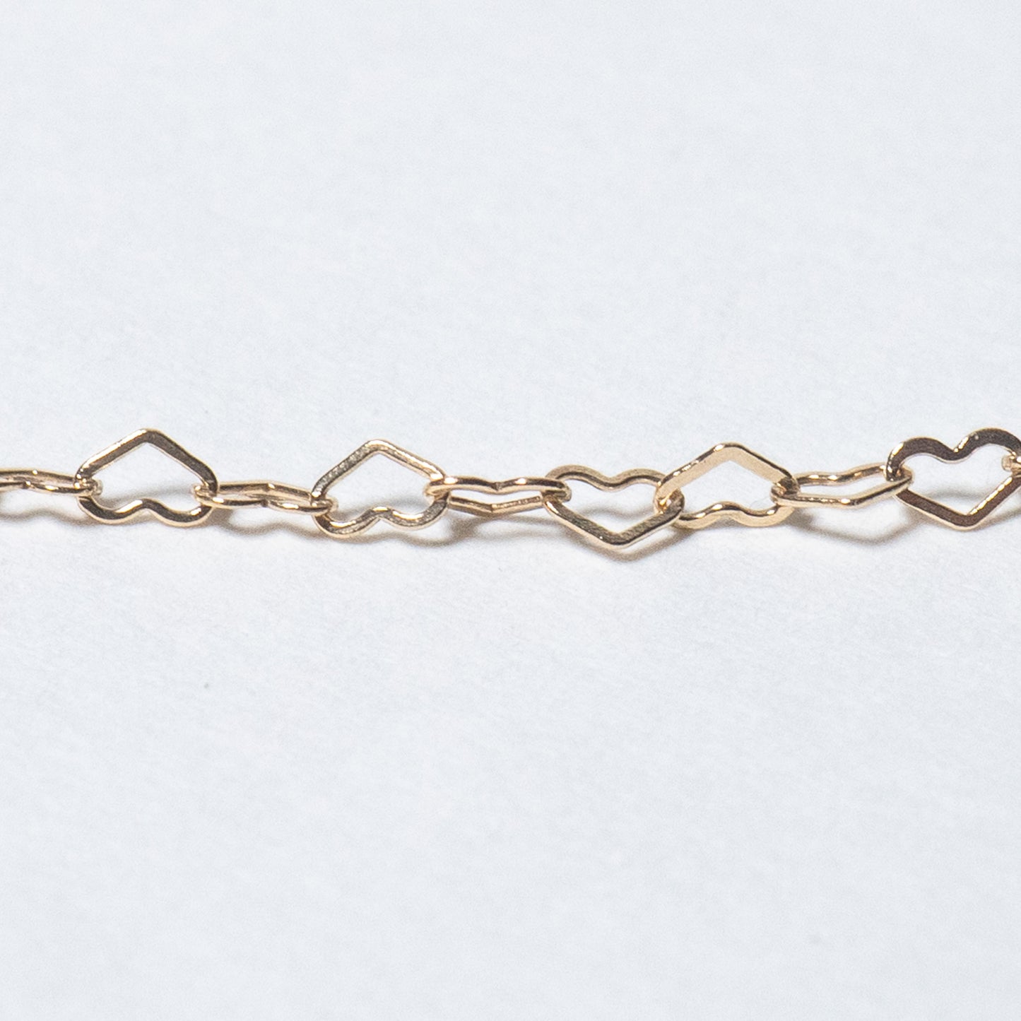 Dainty Heart Shaped Chain Bracelet