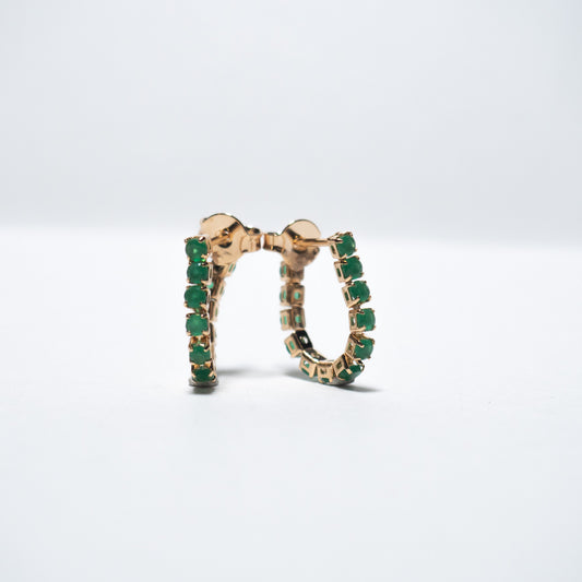 Maria Green Dangle Stud Earring