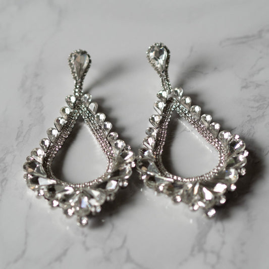 Florence Chandelier Earrings Blaze and Sparkles