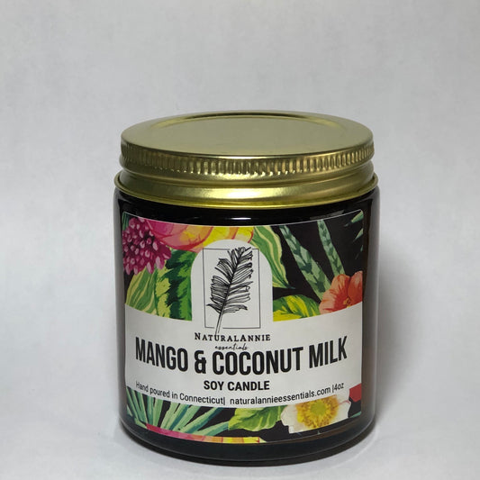 Mango and Coconut Soy Milk Candle